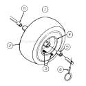 Page F Diagram and Parts List for 316E613D401 1996 Yard Man Snow Blower